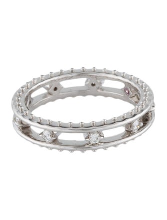 Hearts on Fire 18K Diamond Slone Picot Floating Band