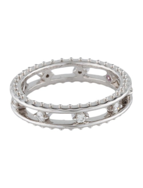 Hearts on Fire 18K Diamond Slone Picot Floating Band