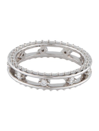 Hearts on Fire 18K Diamond Slone Picot Floating Band