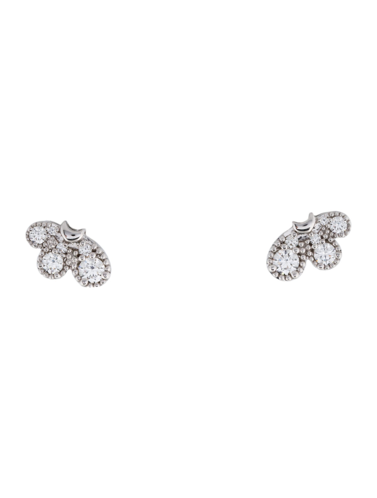 Hearts on Fire 18K Diamond Behati Stud Earrings