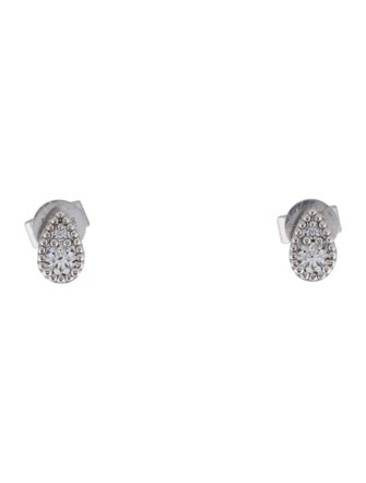 Hearts on Fire 18K Diamond Behati Beaded Stud Earrings