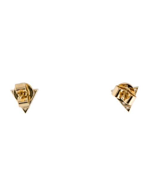 Hearts on Fire 18K Diamond Triangle Stud Earrings