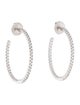 Hearts on Fire 18K 2.20ctw Diamond Inside-Out Hoops