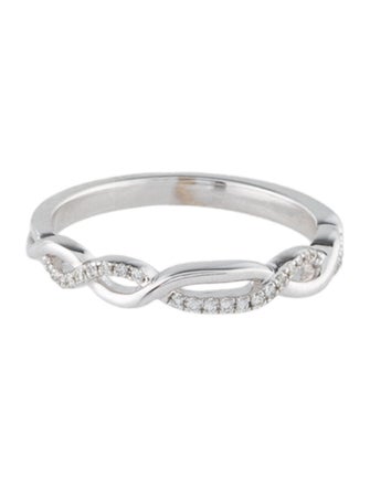 Hearts on Fire 18K Diamond Destiny Lace Twist Diamond Band