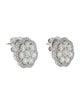 Hearts on Fire 18K 2.43ctw Diamond Aurora Cluster Earrings