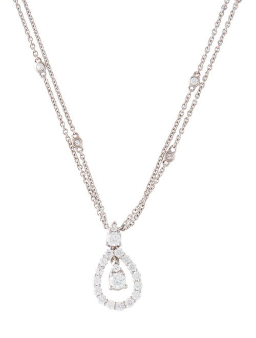Hearts on Fire 18K Diamond Aerial Drop Pendant Necklace