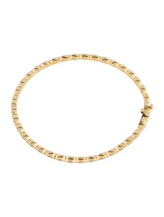 Hearts on Fire 18K 1.11ctw Diamond Lorelei Floral Bangle Bracelet