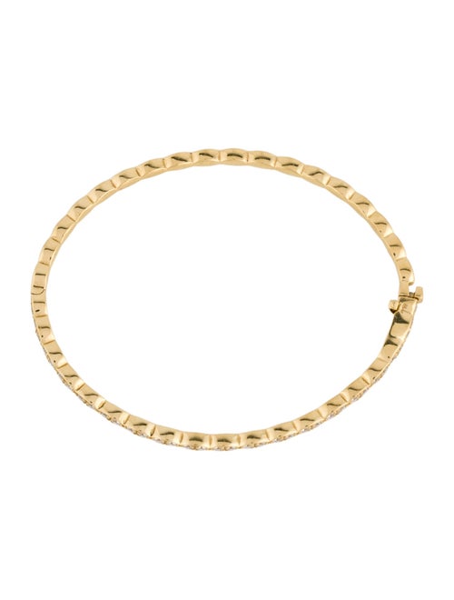 Hearts on Fire 18K 1.11ctw Diamond Lorelei Floral Bangle Bracelet