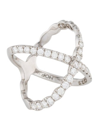 Hearts on Fire 18K Diamond Lorelei Criss Cross Ring