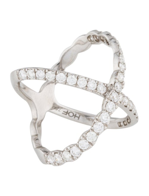 Hearts on Fire 18K Diamond Lorelei Criss Cross Ring
