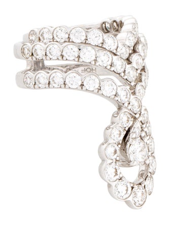 Hearts on Fire 18K 3.81ctw Diamond Aerial Regal Scroll Ring Set