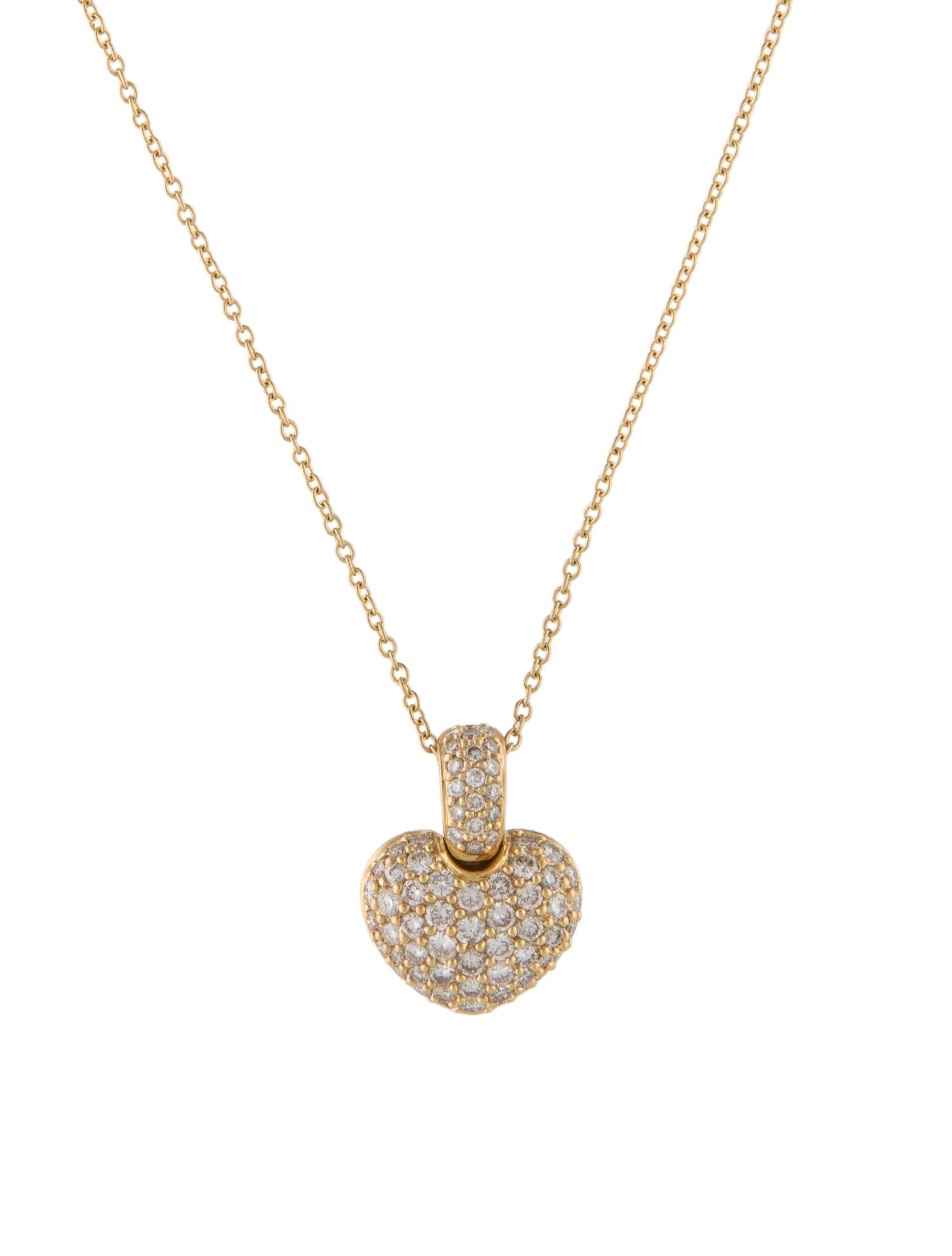 Hearts on Fire 18K Diamond Heart Pendant Necklace