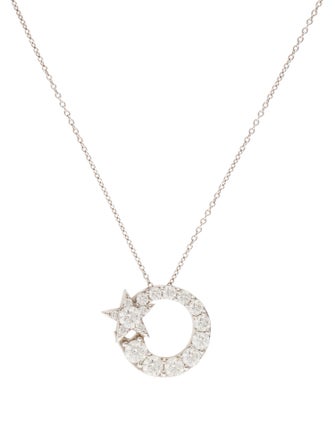 Hearts on Fire 18K 2.14ctw Diamond Star Round Pendant Necklace