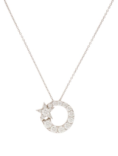 Hearts on Fire 18K 2.14ctw Diamond Star Round Pendant Necklace