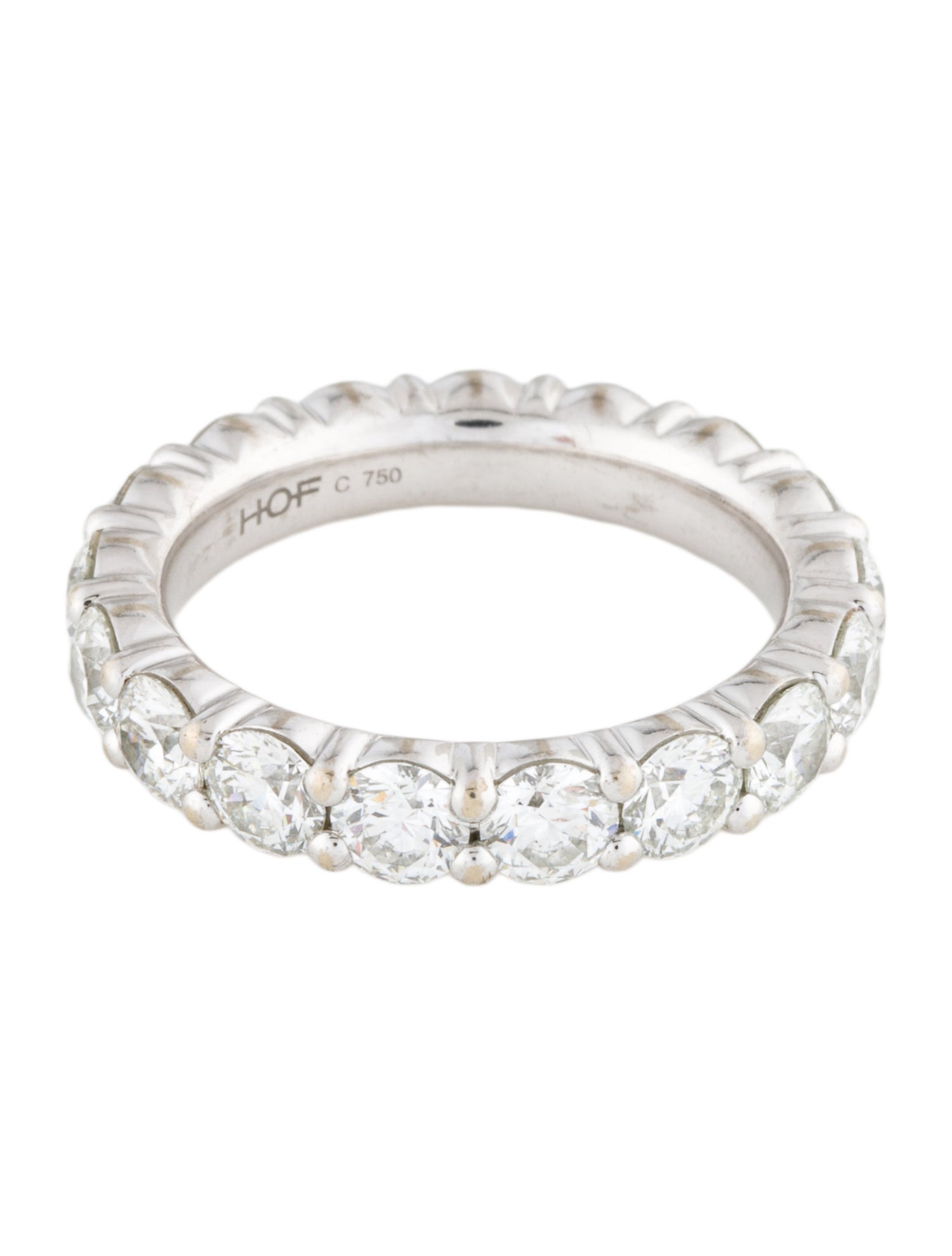 Hearts on Fire 18K 2.55ctw Diamond Eternity Band
