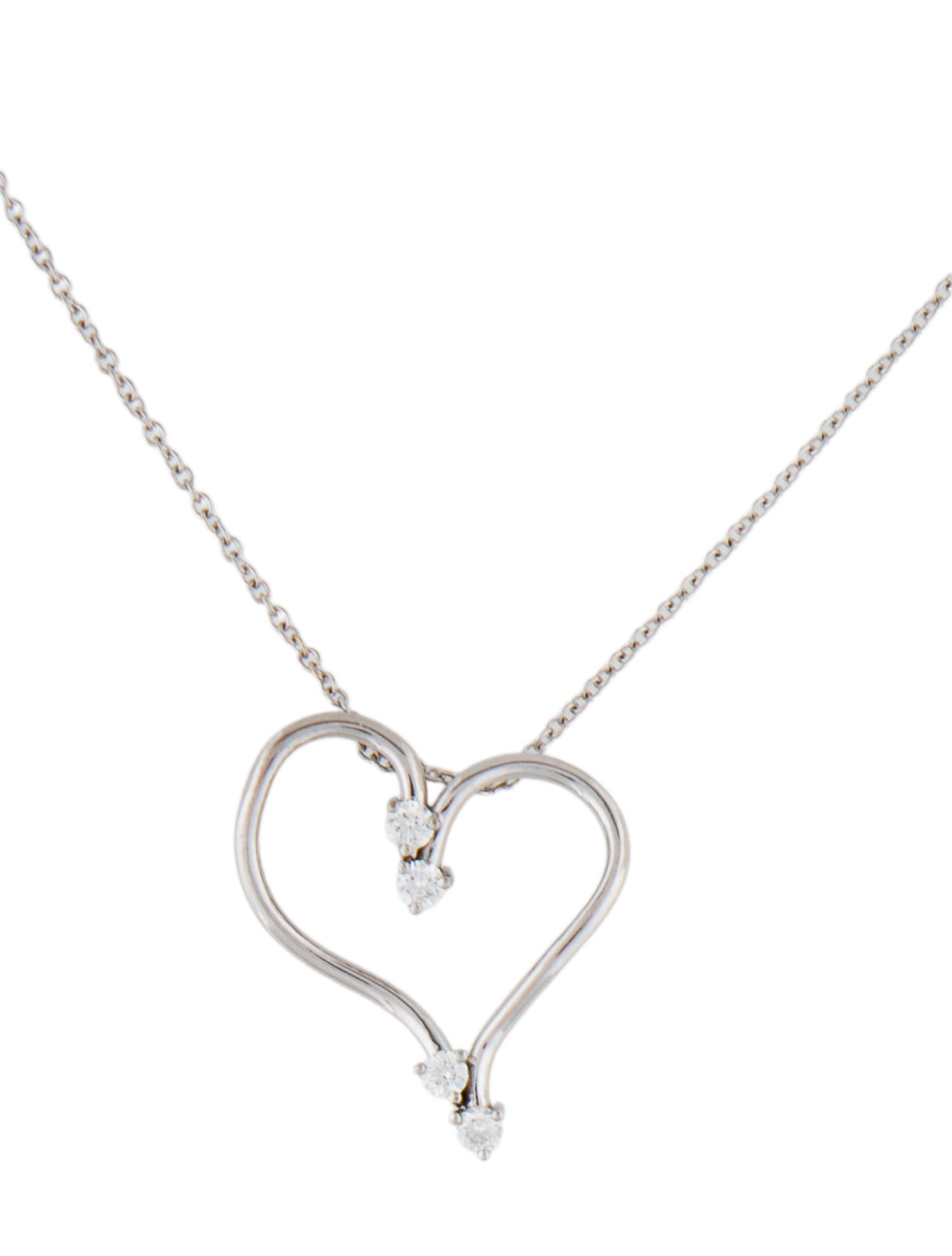 Hearts on Fire 18K Diamond Heart Pendant Necklace