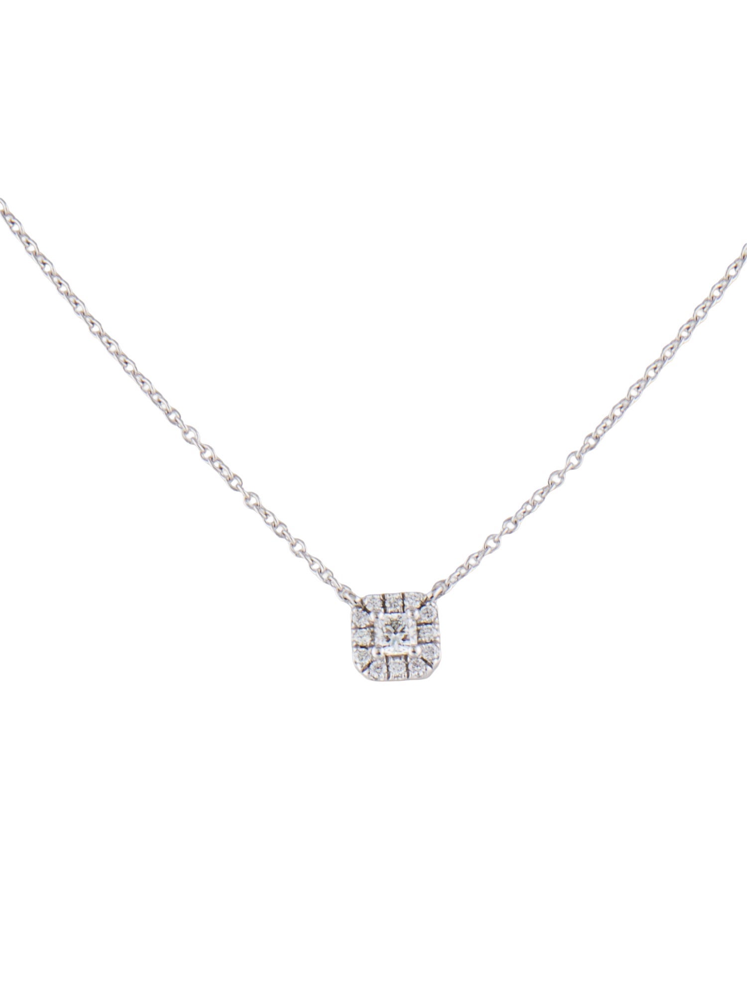 Hearts on Fire 18K Diamond Transcend Single Halo Dream Pendant Necklace