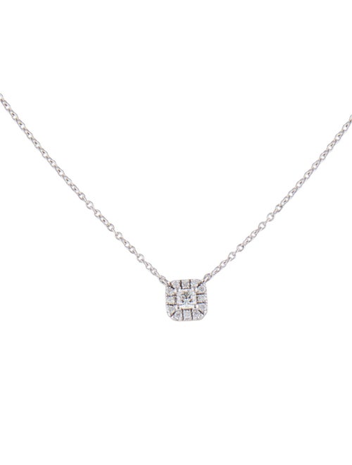 Hearts on Fire 18K Diamond Transcend Single Halo Dream Pendant Necklace