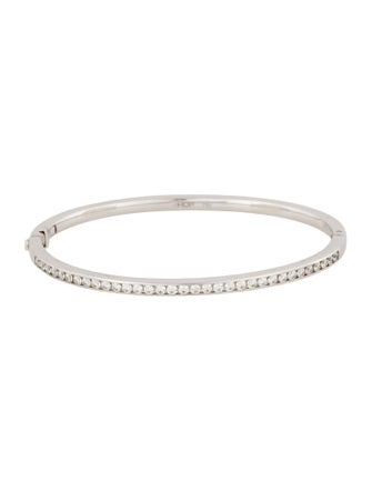 Hearts on Fire 18K 1.20ctw Diamond Classic Channel Set Bangle