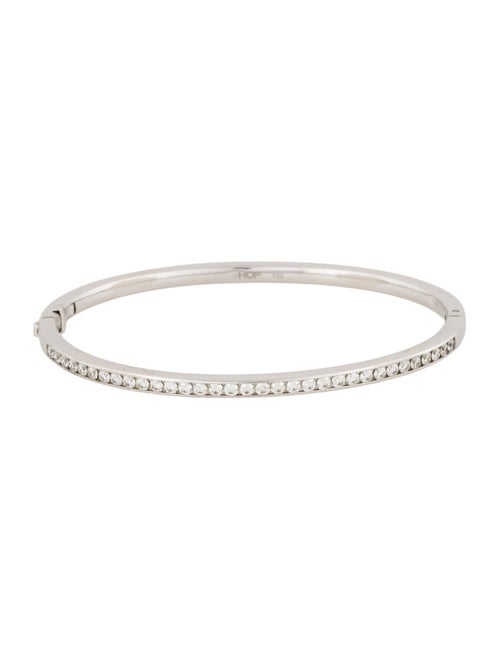 Hearts on Fire 18K 1.20ctw Diamond Classic Channel Set Bangle