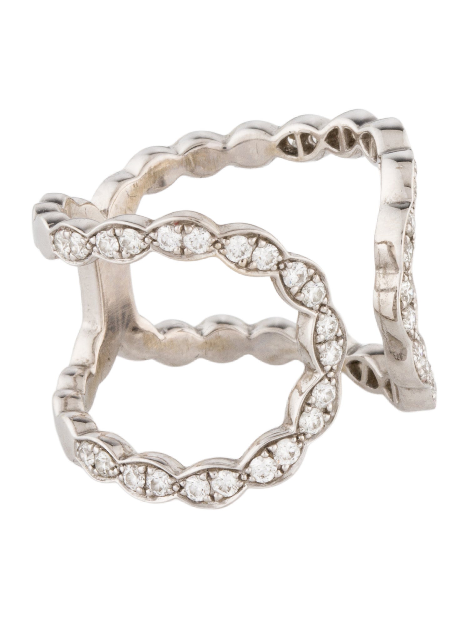 Hearts on Fire 18K Diamond Lorelei Floral Open Ring