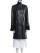 HiSO Leather Trench Coat
