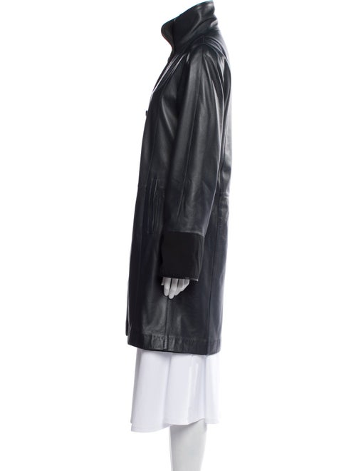 HiSO Leather Trench Coat