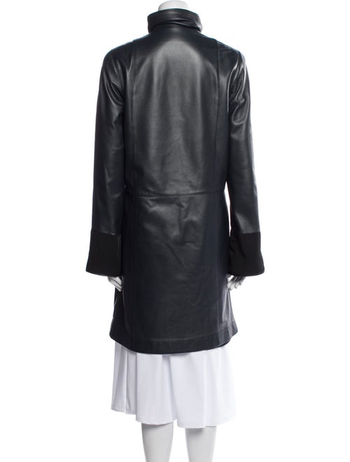 HiSO Leather Trench Coat