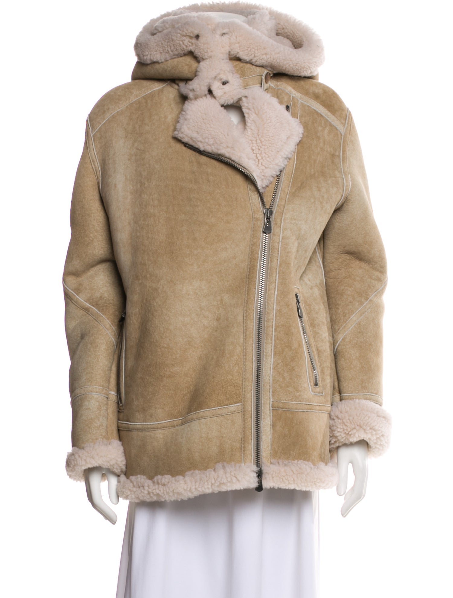 HiSO Shearling Fur Coat w/ Tags