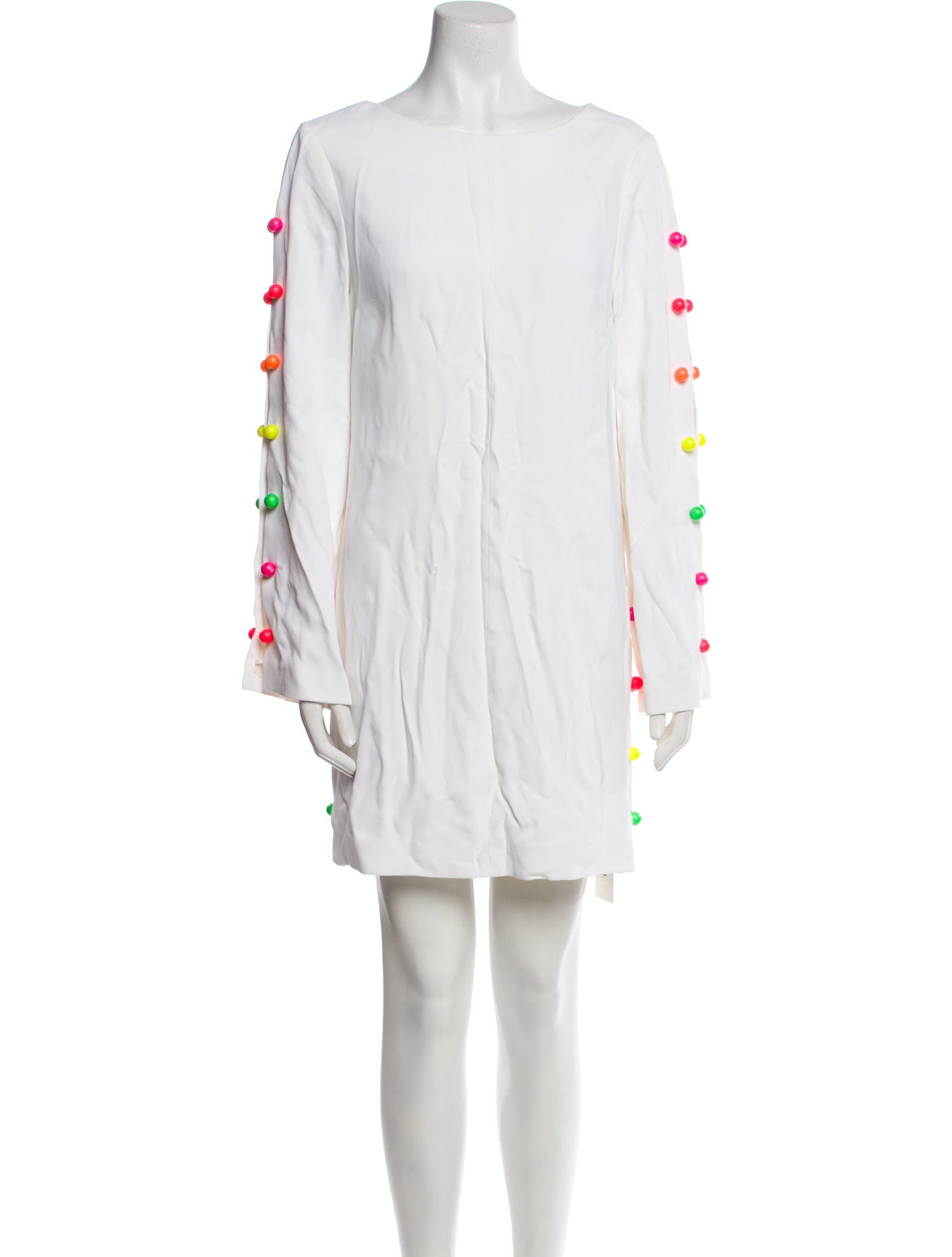 Honor Bateau Neckline Mini Dress