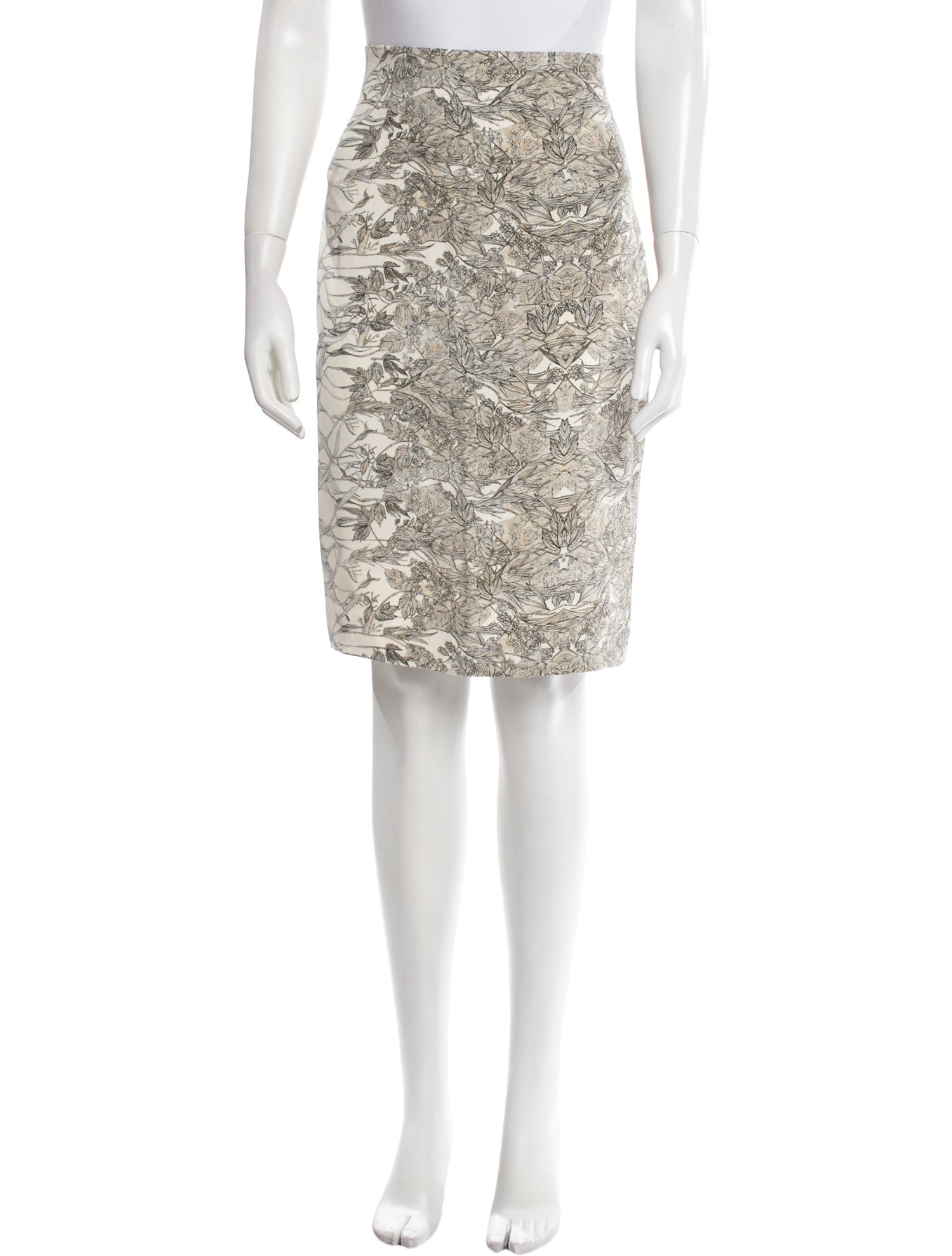 Honor Silk Knee-Length Skirt