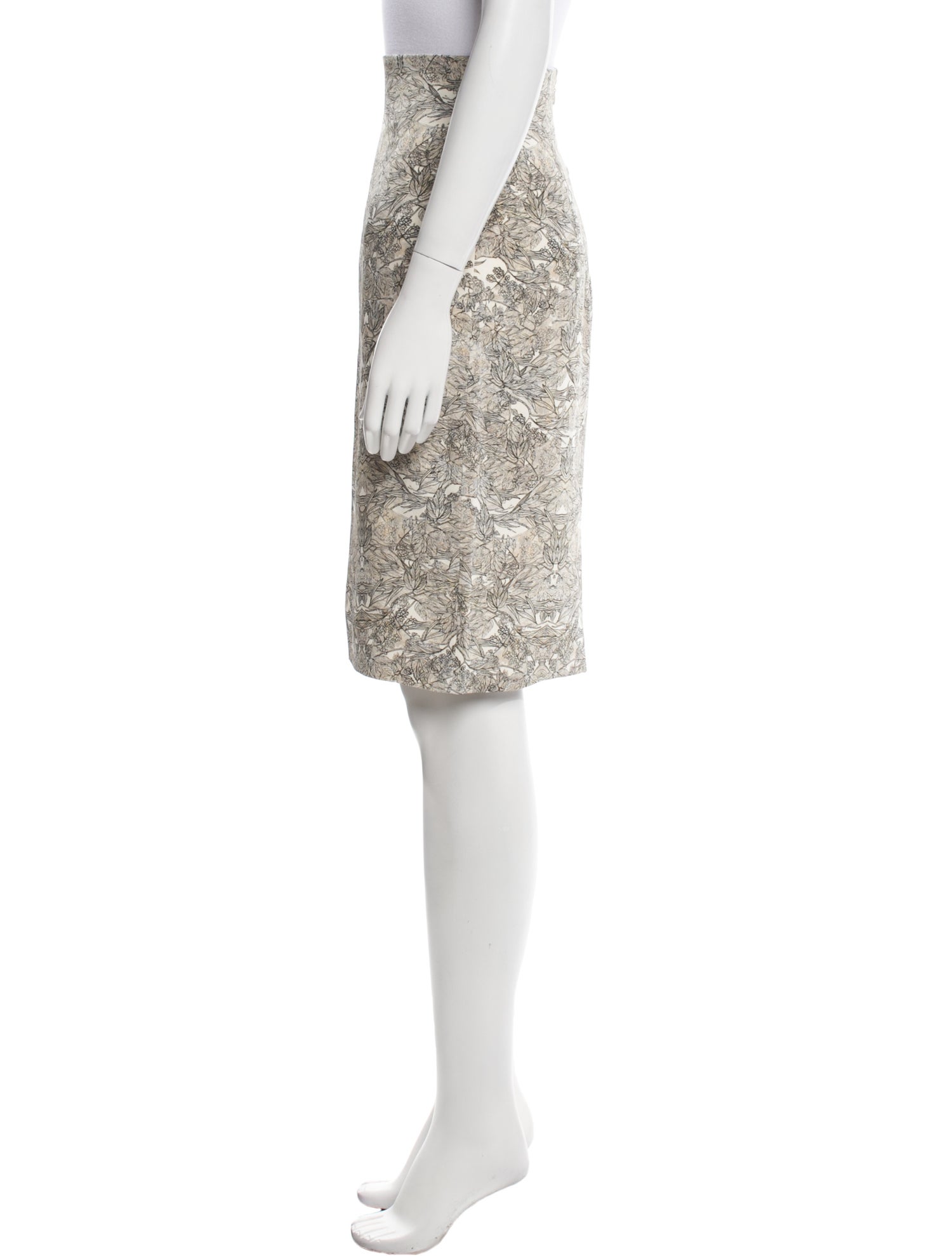 Honor Silk Knee-Length Skirt