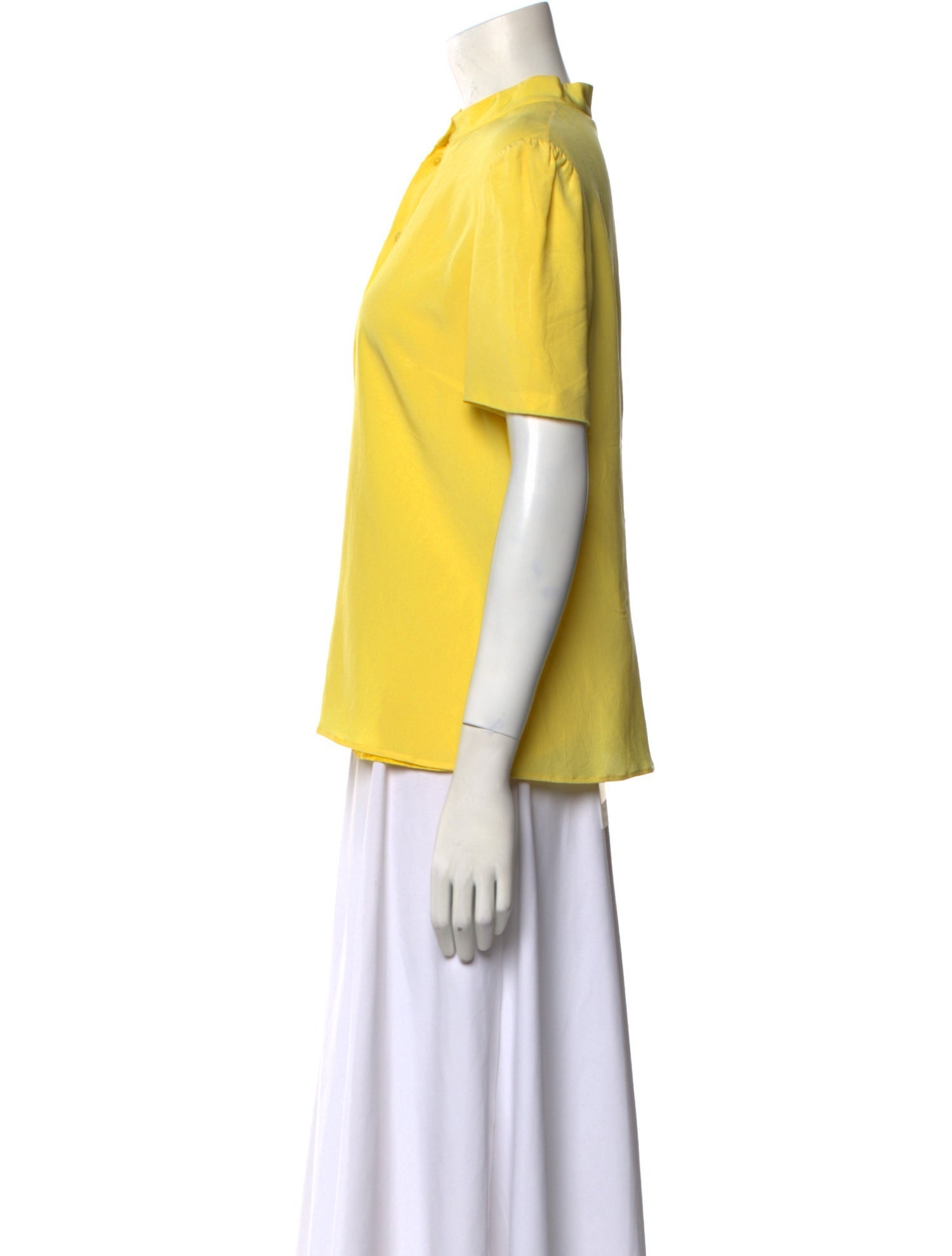 Honor Silk Mock Neck Polo