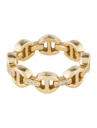 Hoorsenbuhs 18K Diamond Dame Tri-Link Ring