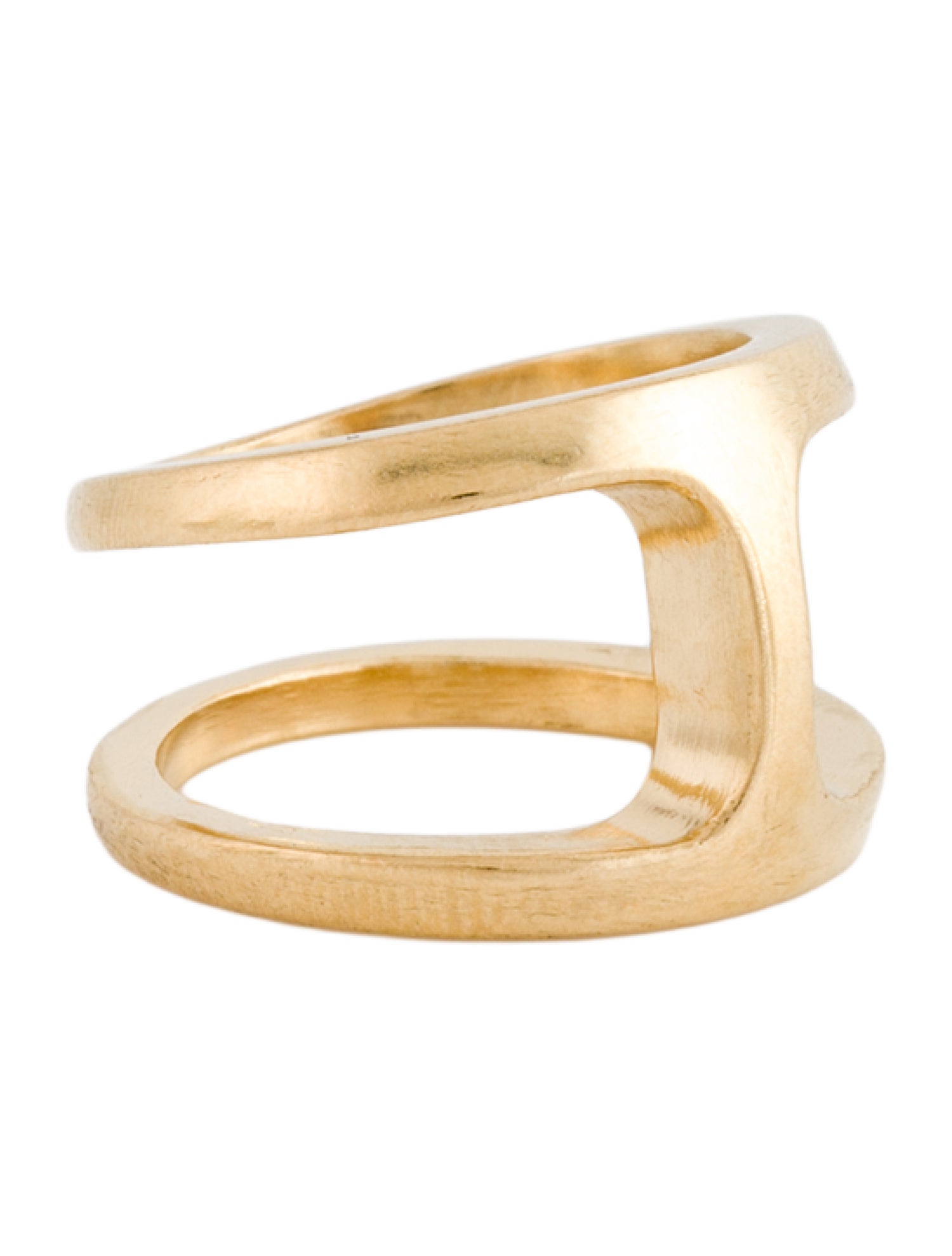 Hoorsenbuhs 18K Phantom Double Row Statement Ring