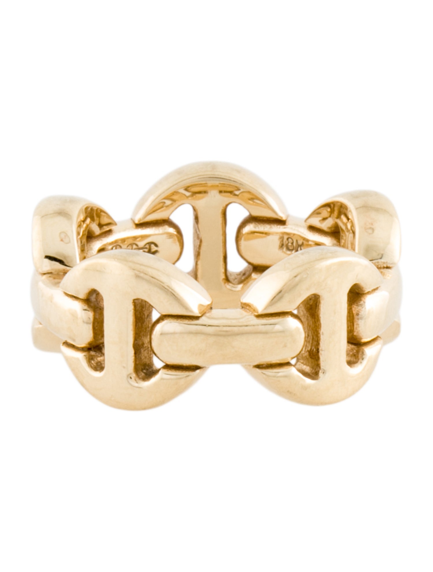 Hoorsenbuhs 18K Classic Tri-Link Ring