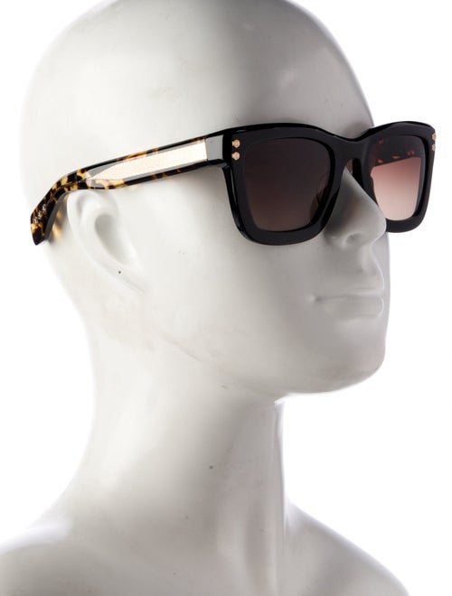 Hoorsenbuhs Marina Chain Accent Wayfarer Sunglasses