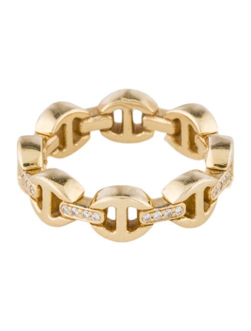 Hoorsenbuhs 18K Diamond Dame Tri-Link Ring