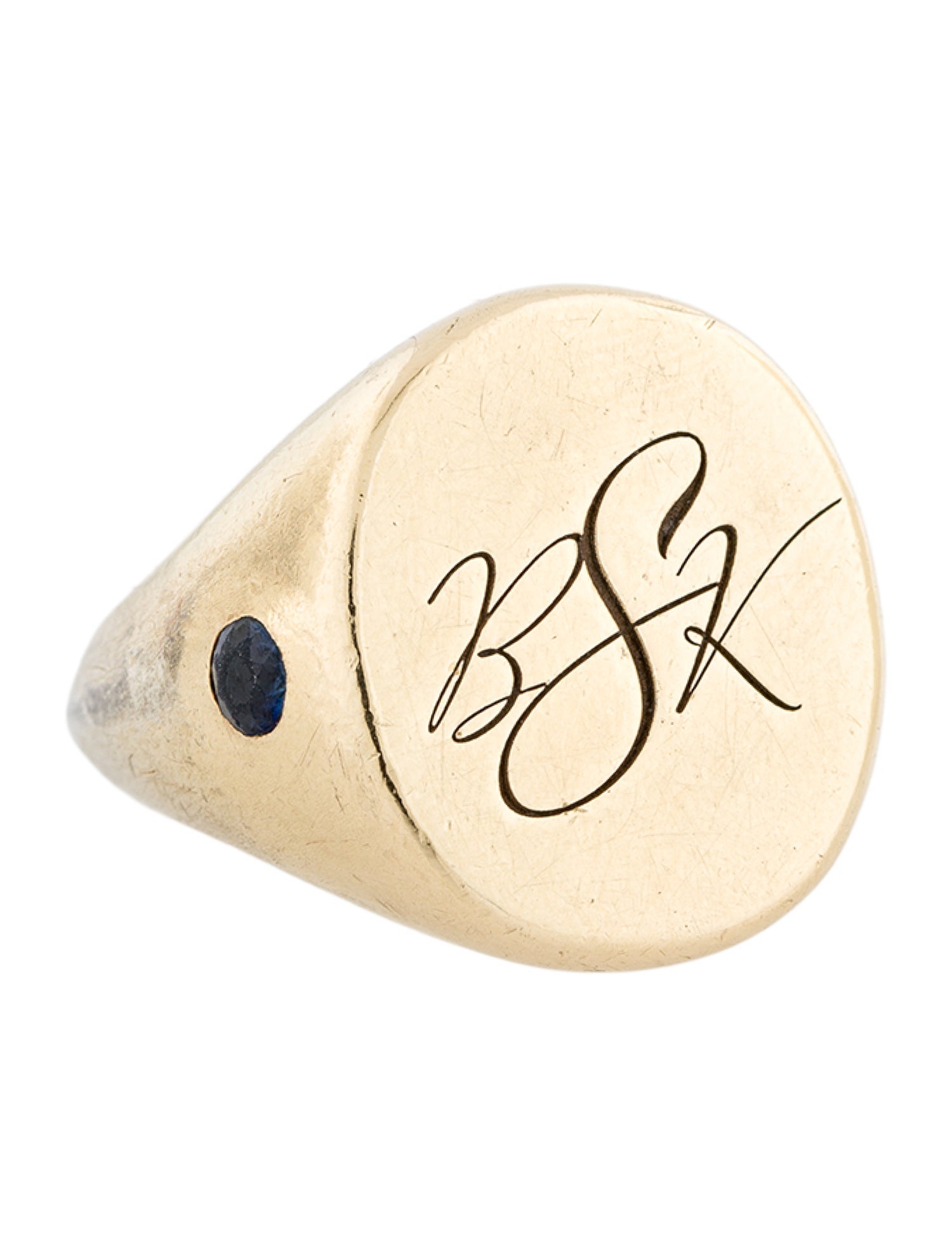 Hoorsenbuhs 18K Sapphire Monogram Signet Ring