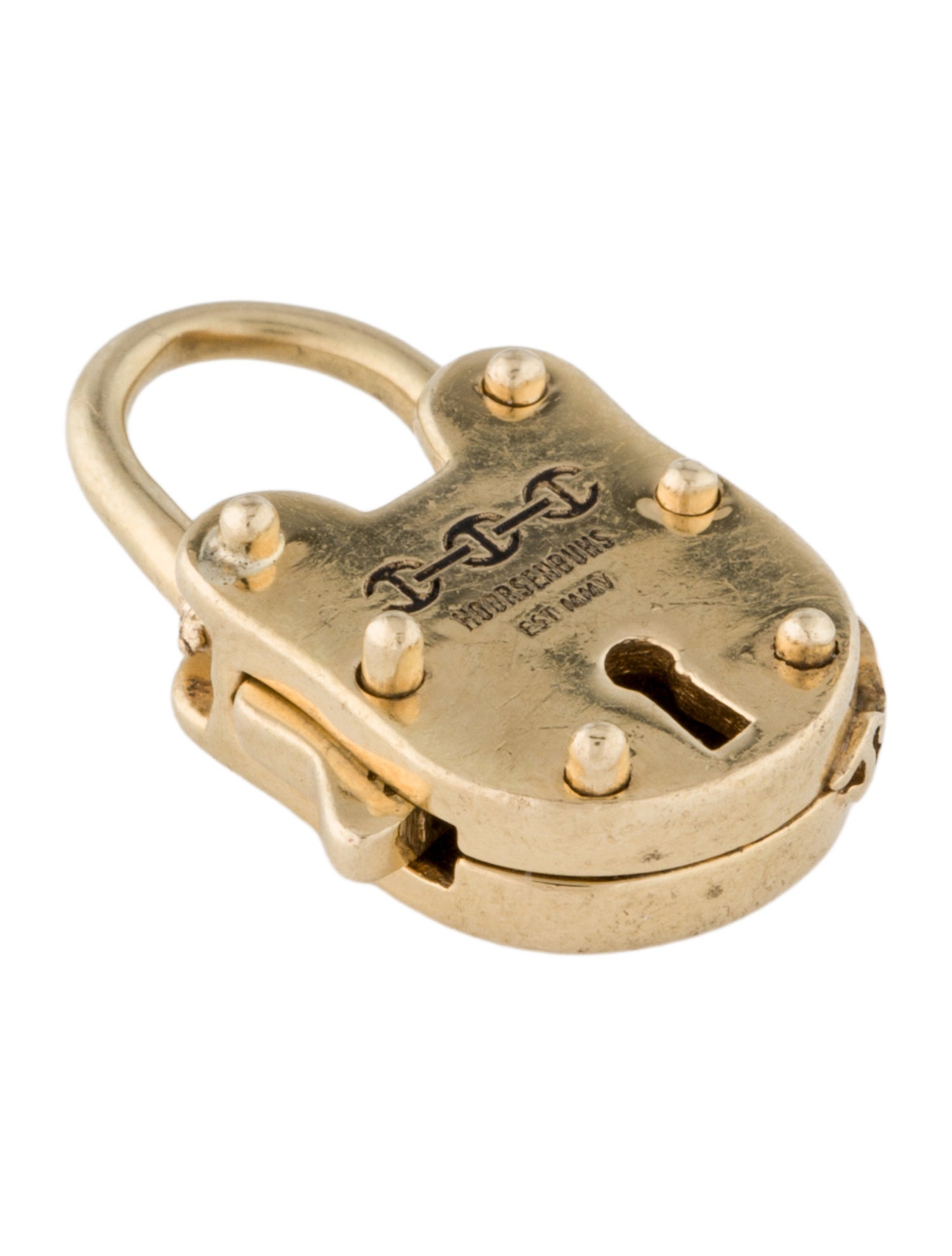 Hoorsenbuhs 18K Lock Pendant