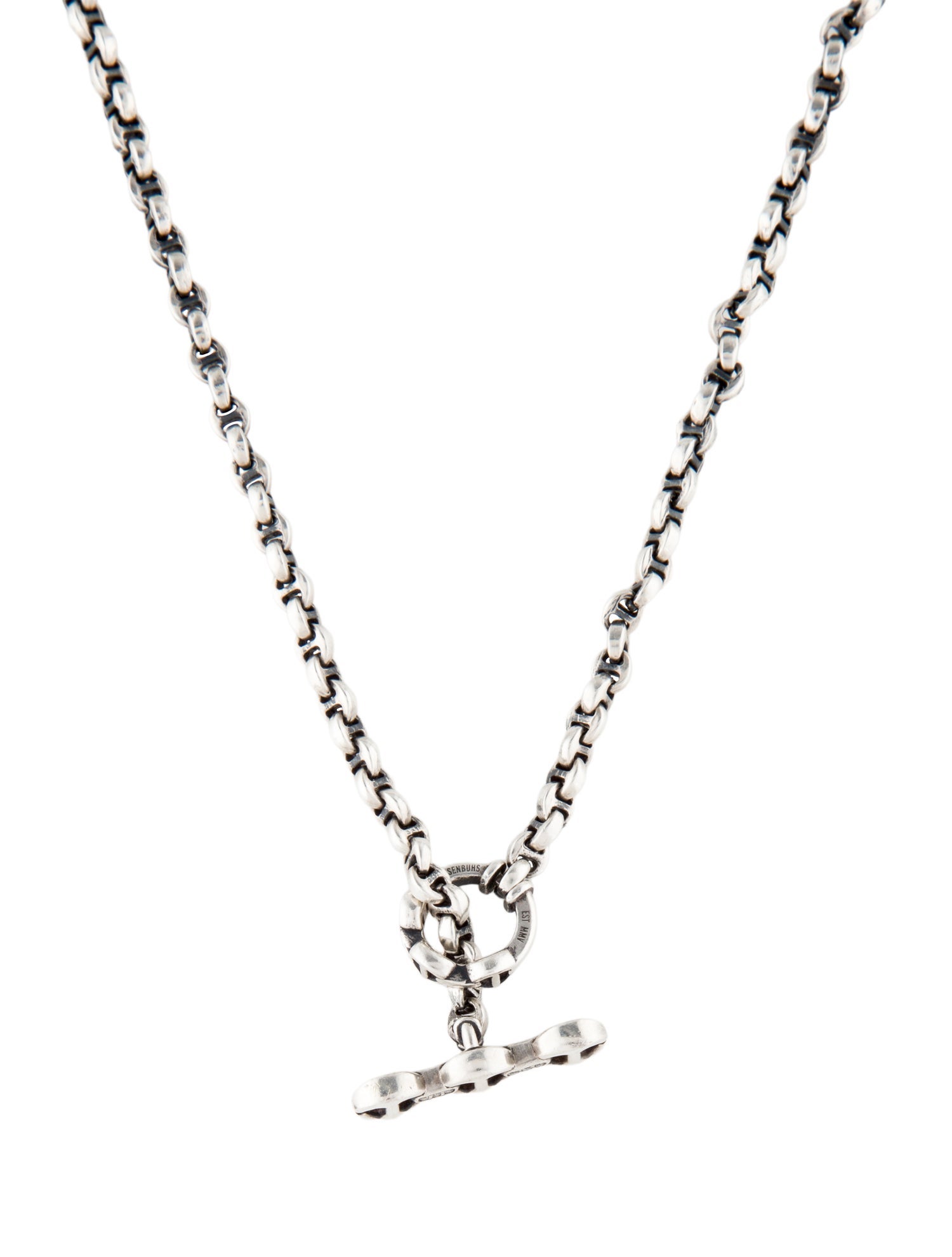 Hoorsenbuhs Diamond Micro Open Link Toggle Necklace