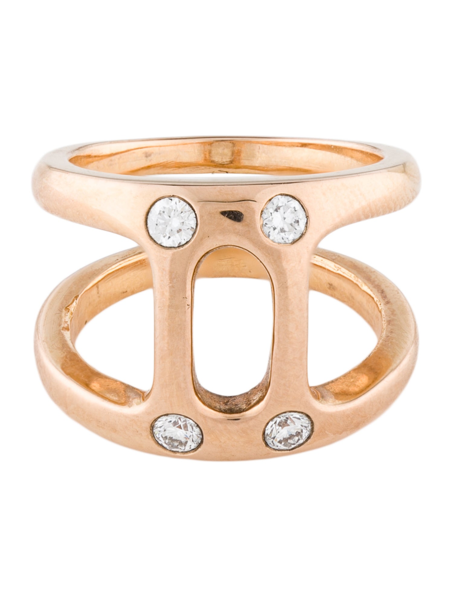 Hoorsenbuhs 18K Diamond Dame Phantom II Ring - Band, Rings 