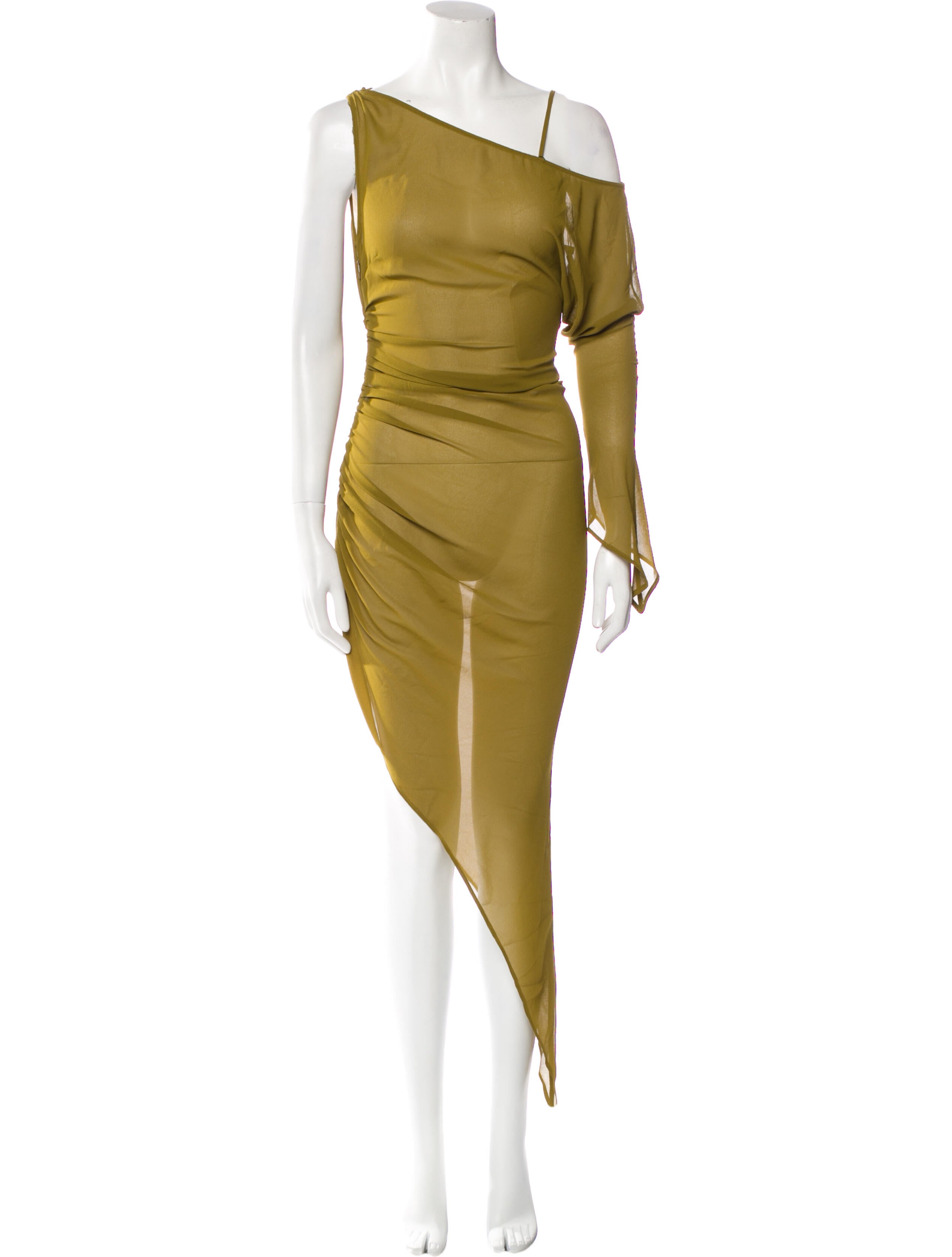 h:ours One-Shoulder Long Dress w/ Tags