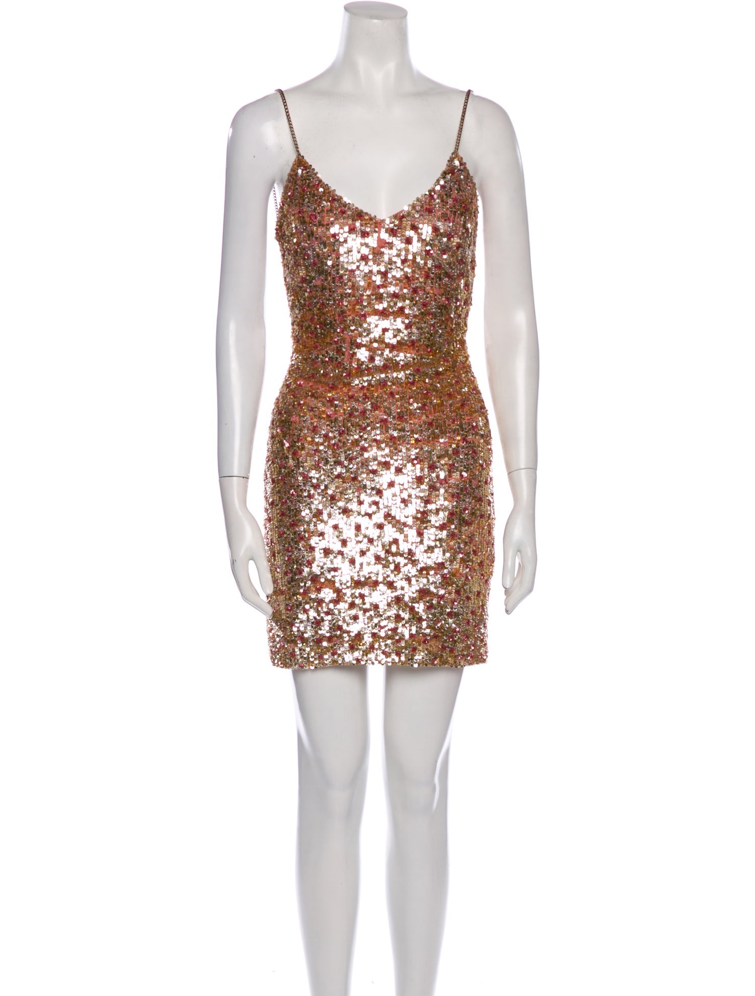 h:ours V-Neck Mini Dress