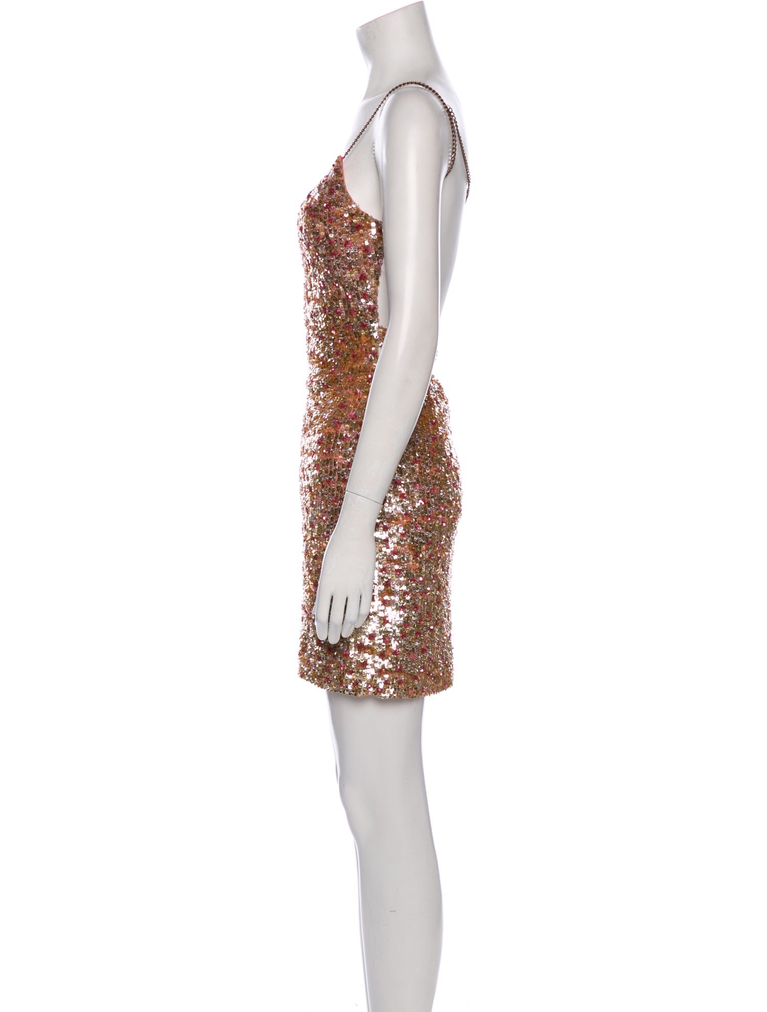 h:ours V-Neck Mini Dress
