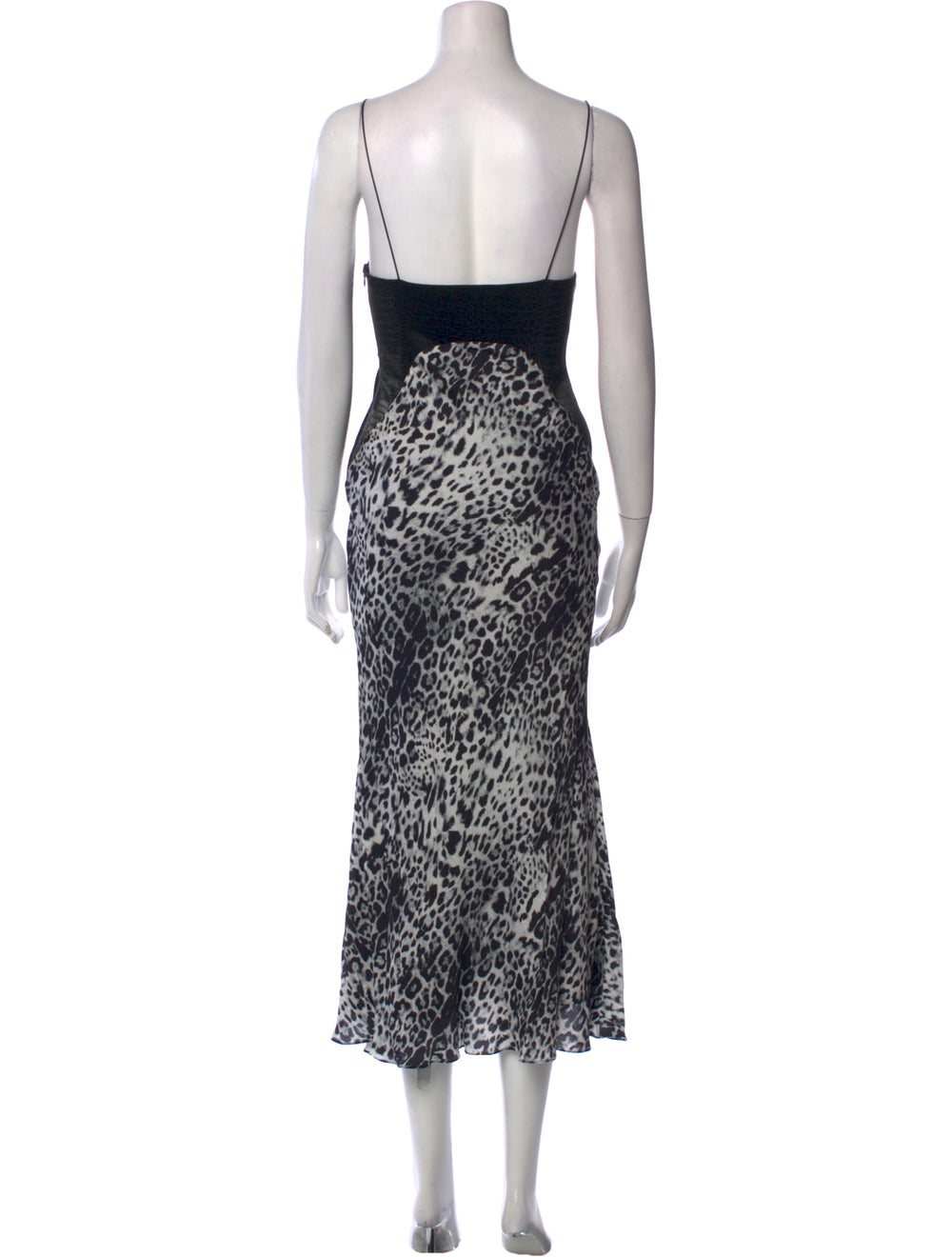 Halpern Animal Print Long Dress - image 3