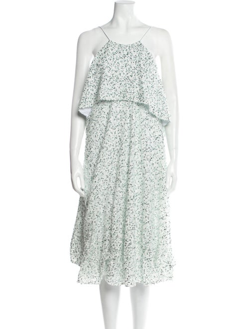 Halpern Sequin Midi Length Dress