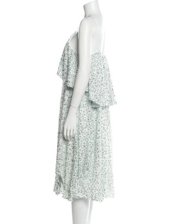 Halpern Sequin Midi Length Dress