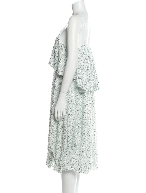 Halpern Sequin Midi Length Dress