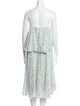 Halpern Sequin Midi Length Dress